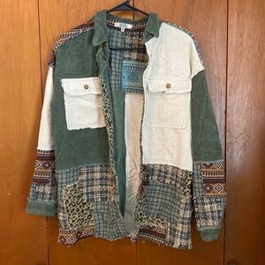 Gimmicks patchwork shirt